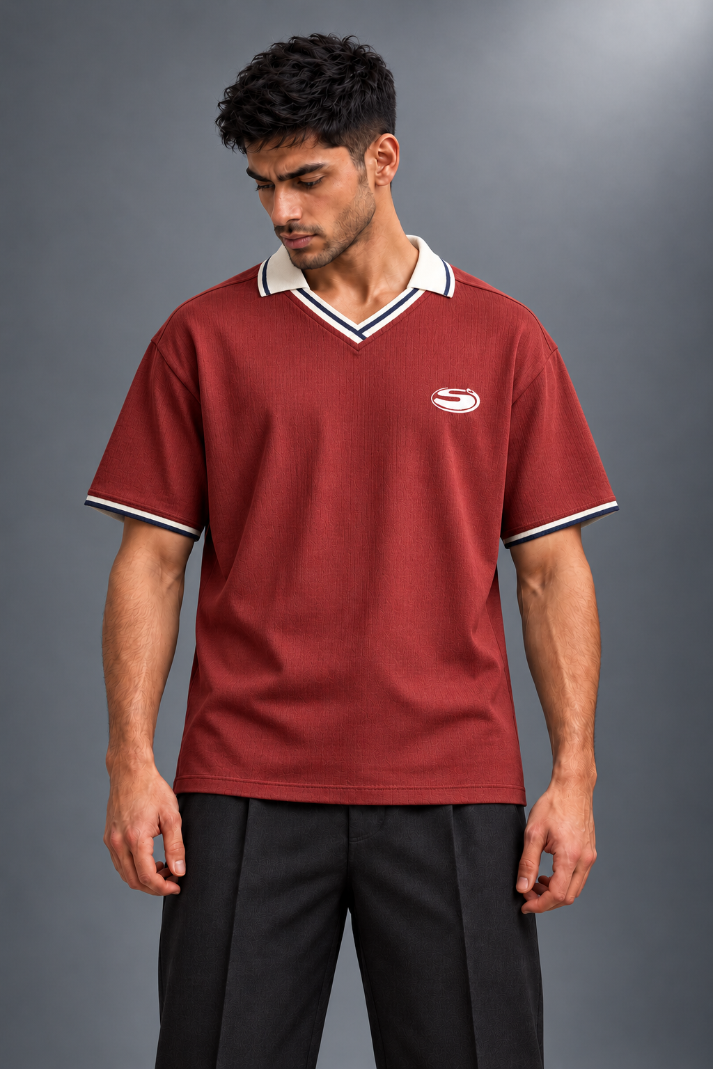RUST SOCIETY knit polo