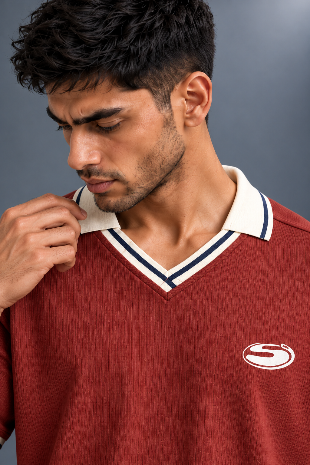 RUST SOCIETY knit polo