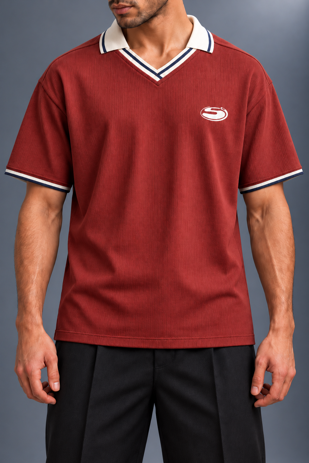 RUST SOCIETY knit polo